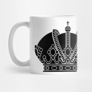 imperial crown (black) Mug